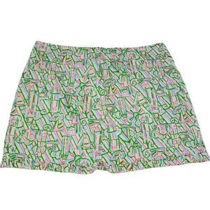 VTG Lilly Pulitzer Callie Guiding Light Mini Skirt Women’s Size 4